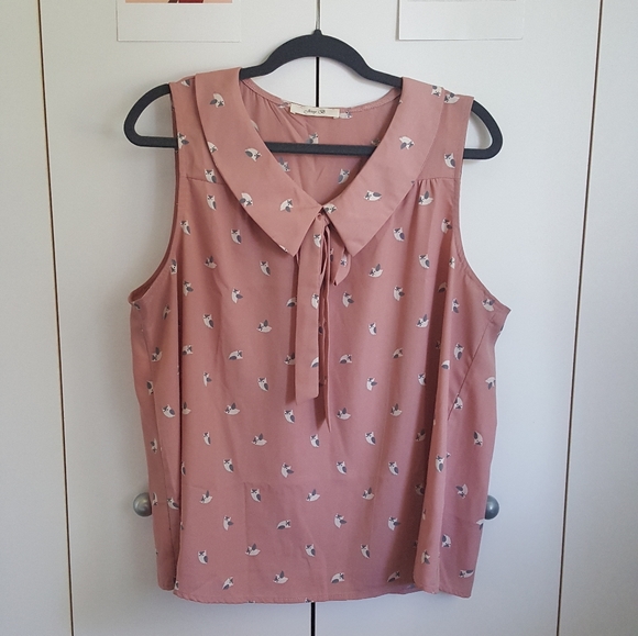 Modcloth Tops - Modcloth Unconventionally Sweet Sleevless Top 1X